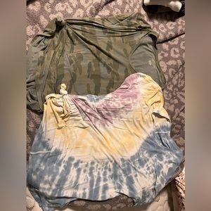 (2) American eagle buttery soft sexy tees.